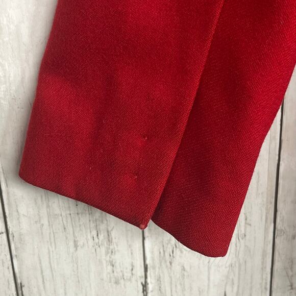 Pendleton Vintage Red Virgin Wool Fully Lined USA Classic Sports Coat Blazer 14 - Picture 6 of 13